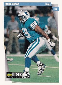Reggie Brown Detroit Lions 1997 Upper Deck Collector's Choice NFL #209